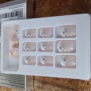 2/$16 Floral French Manicure Press On Nails